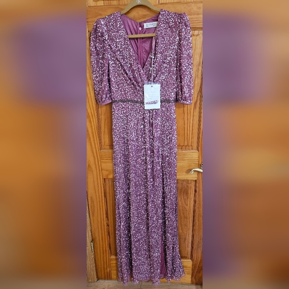 💕 Mac Duggal Sequin 5610 Sz 8 💕 - Picture 5 of 9